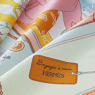 Bagage a Main scarf 90 - Yellow | Hermès Thailand